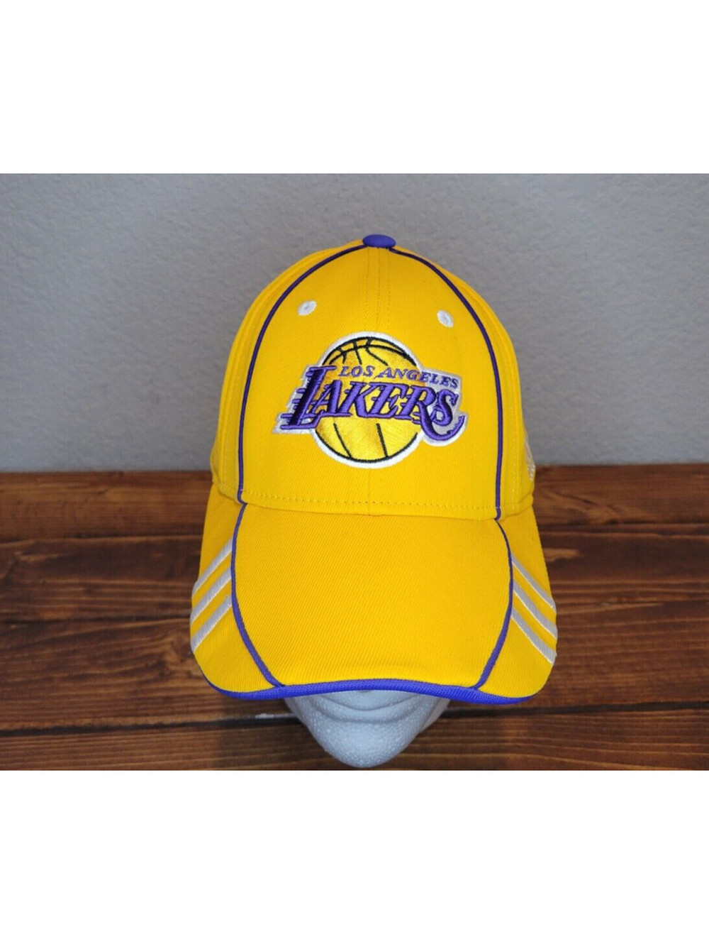 Los Angeles Lakers Cap Hat Adidas Fitted One Size Official Team Basketball - Picture 5 of 12